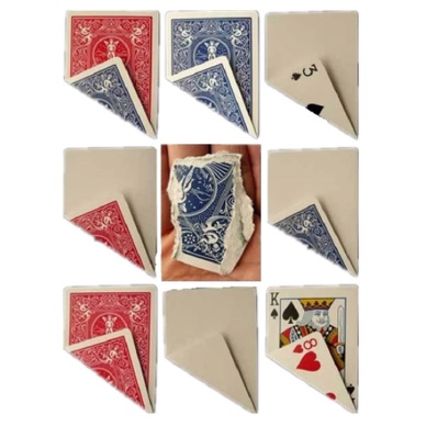 Bài ảo thuật Bicycle Gaff Cards - Double Back - Double Face - Double Blank - Blank Face - Hàng chính hãng nhập khẩu Mỹ