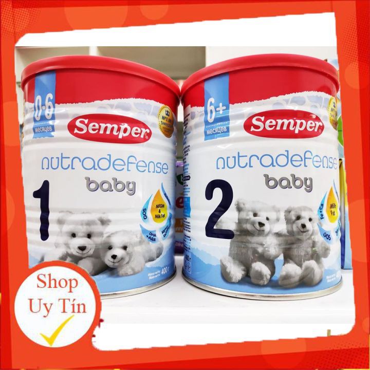 Sữa Semper nội địa Nga số 1, số 2 400g