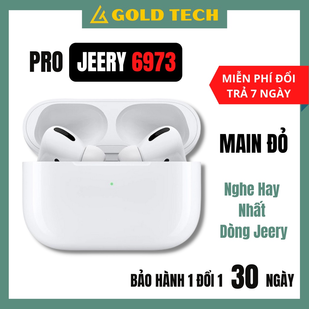 Tai Nghe Không Dây TWS Pro Cao Cấp Nhất Vi Trình 3A Mới Nhất, Chất Âm Hay, Chống Ồn, Setting Đầy Đủ, Bảo Hành 3 Tháng