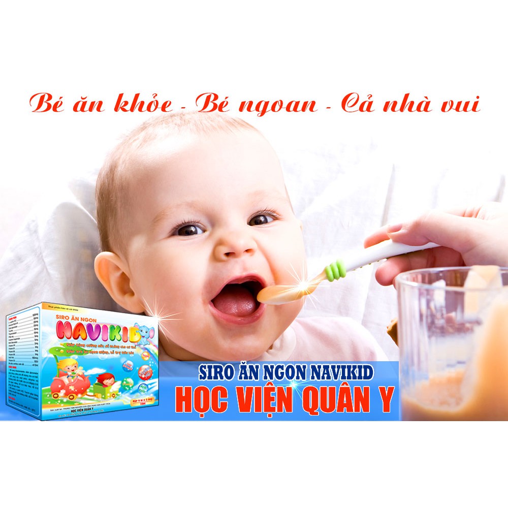 Siro ăn ngon Navikid Học Viện Quân Y Giúp bé ăn ngon