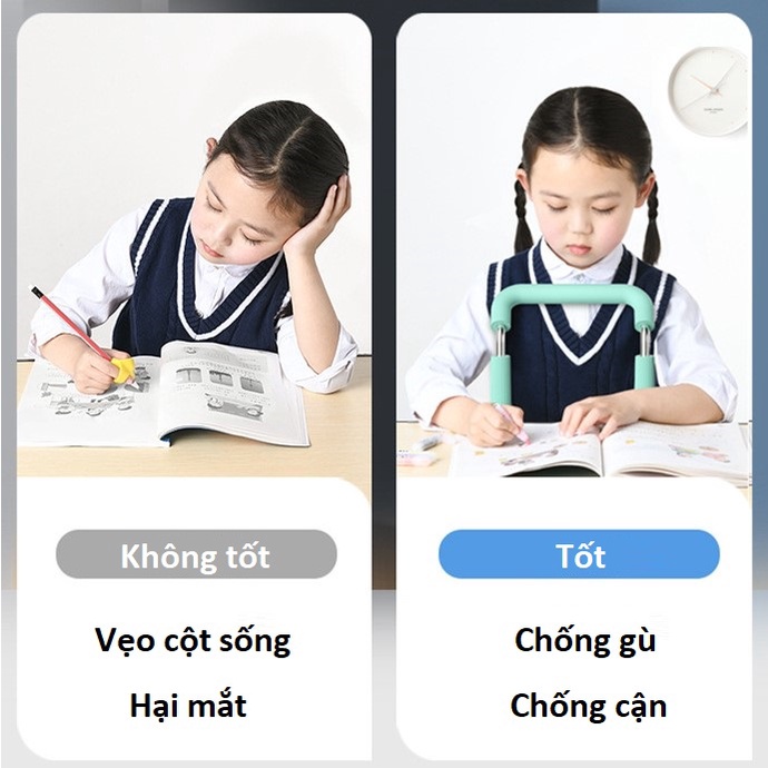 Chống Gù Lưng Thông Minh Giá Đỡ Ngực Chống Cận Thị -  Có Thể Chỉnh Được Tư Thế Cho Bé (hàng có sẵn) - Thanh Yến