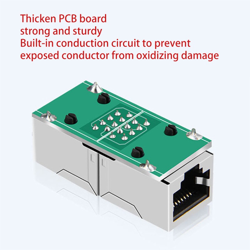 Bộ 2 Đầu Nối Dây Mạng Lan Rj45 Female Sang Female Cat6