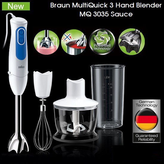 Máy xay Braun MQ3035 Sauce 700W (Trắng) (Chính hãng phân phối)