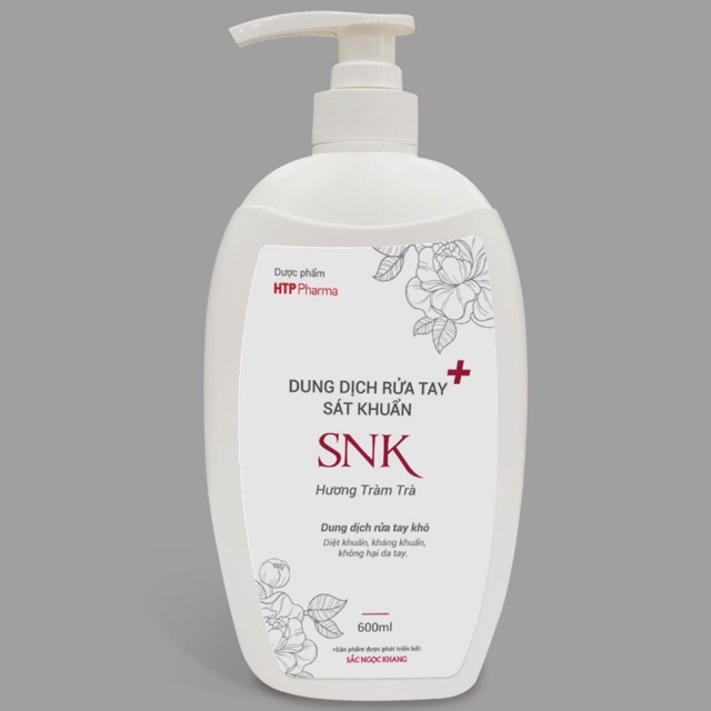 Nước rửa tay khô Sắc Ngọc Khang diệt khuẩn SNK – Hương Tràm Trà – 600ml #1