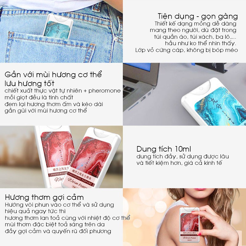 Nước hoa mini nam nữ- Nước hoa bỏ túi mang hương thơm tình yêu trẻ trung, thơm mát, lịch thiệp, phù hợp với mọi lứa tuổi | BigBuy360 - bigbuy360.vn