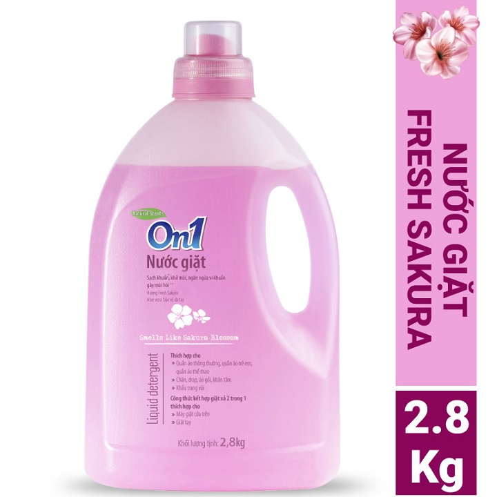 Nước giặt On1 hương Fresh Sakura 2.8Kg (NGS2)