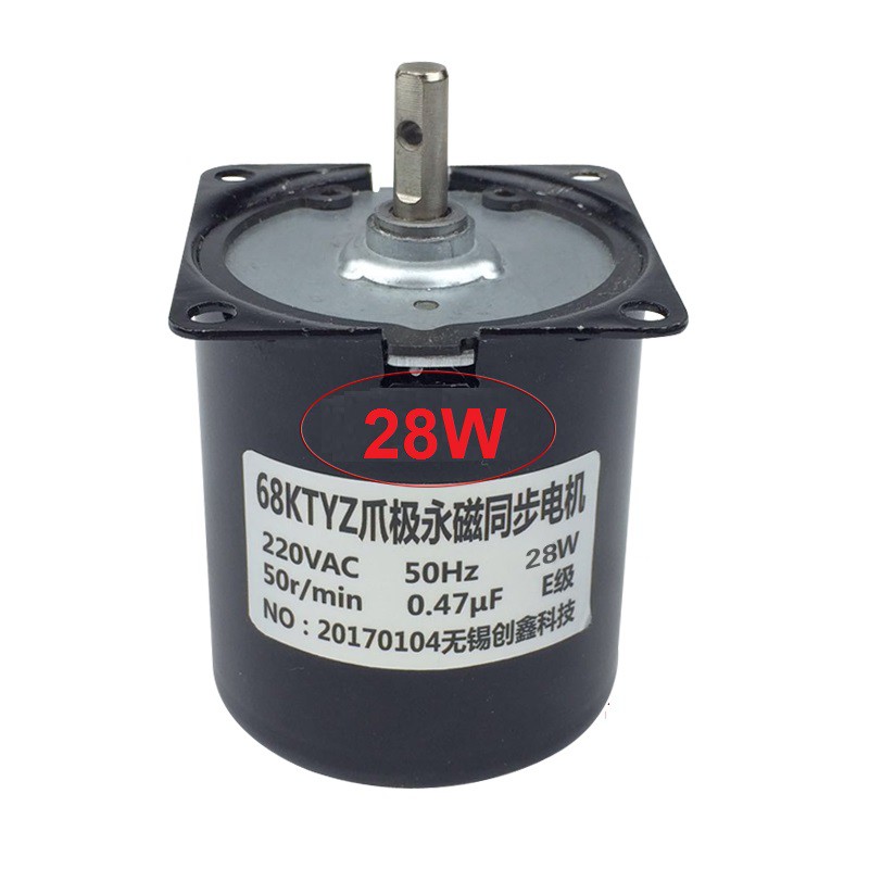 Motor Giảm tốc 220v 28W tốc độ 5 RPM - 20 RPM - 50 RPM - 110 RPM