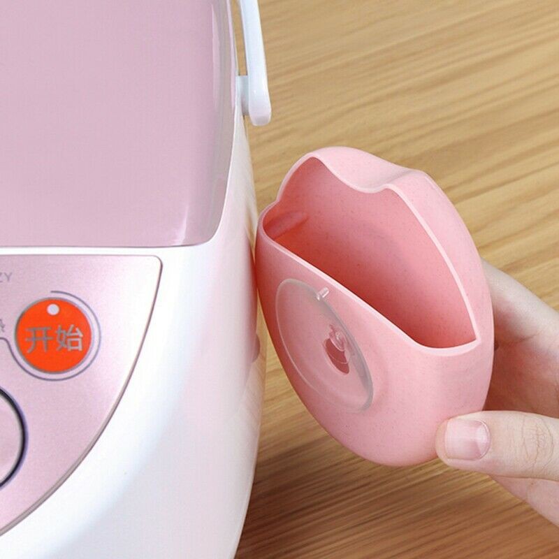 Giá Đỡ Muỗng Múc Cơm Bằng Nhựa Có Giác Hút Siêu Bền Không Cần Khoan Lỗ Thời Trang Cho Nhà Bếp | BigBuy360 - bigbuy360.vn