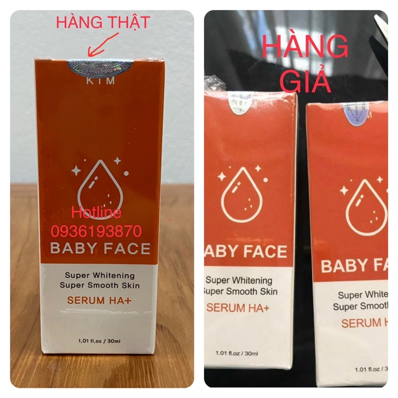 SERUM KIM BABY FACE HA+  [CHÍNH HÃNG] TINH CHẤT TRUYỀN TRẮNG KIM BABY FACE HA