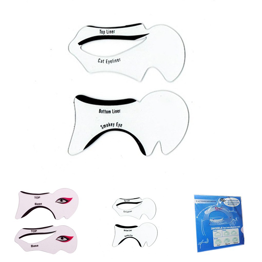 2 Khuôn kẻ mắt và đánh phấn chân mày