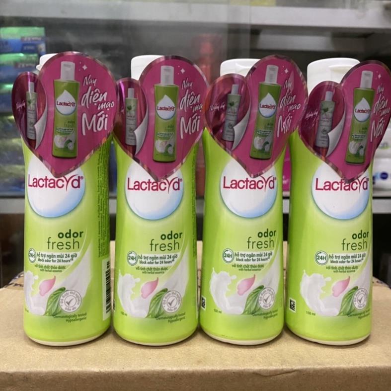 Dung dịch vệ sinh phụ nữ Lactacyd ngăn mùi 24 giờ 150ml