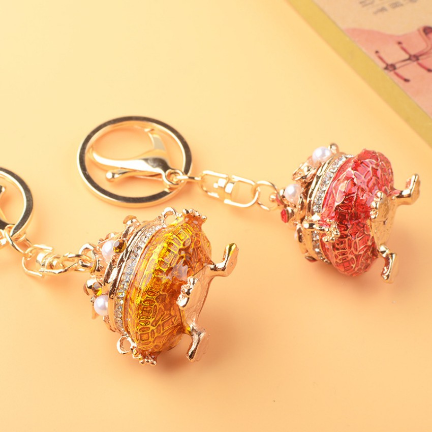 ️️️Móc Khóa Hợp Kim Cao Cấp Phong Cách Thời Trang Cornucopia Keychain Siêu Dễ Thương Chọn Màu (size 6 x 4 cm)