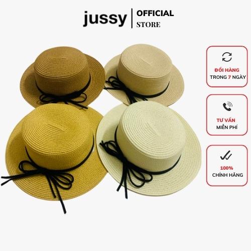 Nón Cói Đi Biển Thắt Nơ Dây Mảnh JCB03 Kiểu Mũ Cói Rộng Vành Nhiều Màu Hot Trend