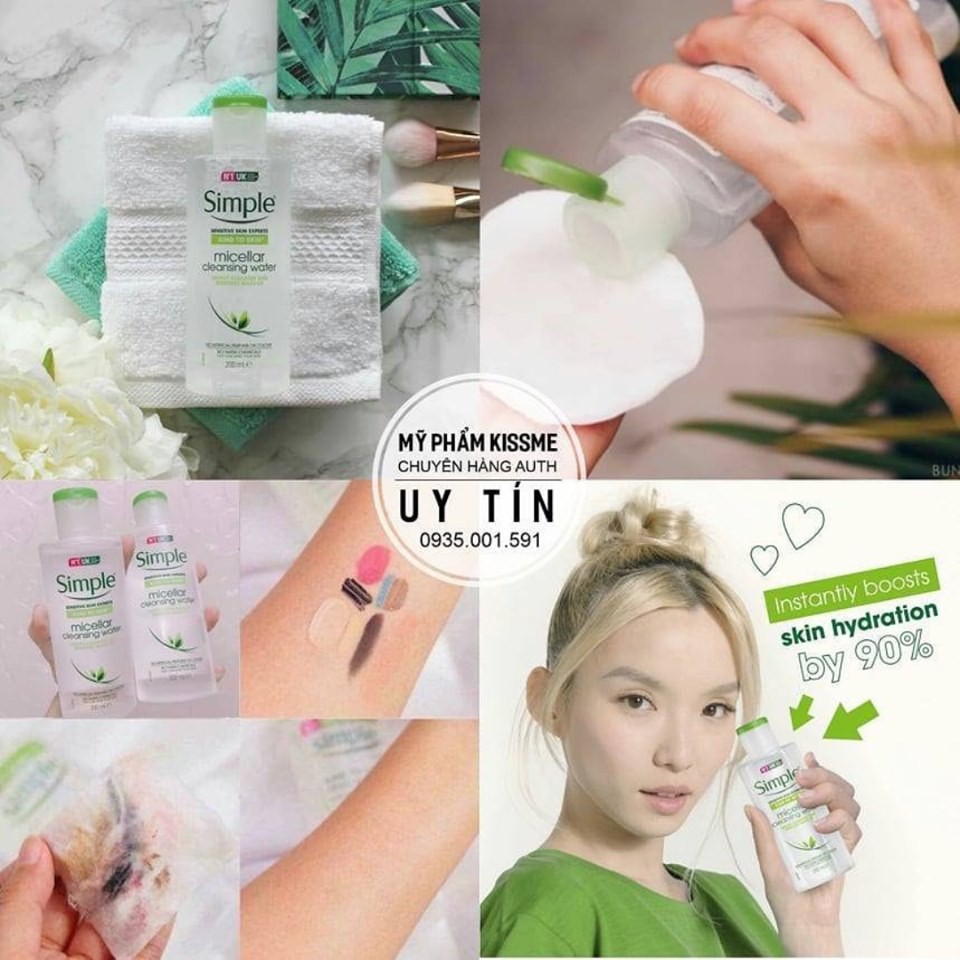 Nước Tẩy Trang Simple Micellar Cleaning Water
