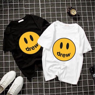 💥[Free-Ship. ẢNH THẬT] Áo thun Dreww house in hình mặt cười , Áo phông tay ngắn, Áo phông dáng đẹp cao cấp