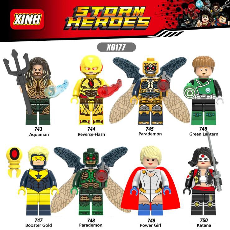 Lắp ráp đồ chơi Minifigures nhân vật siêu anh hùng DC X0177