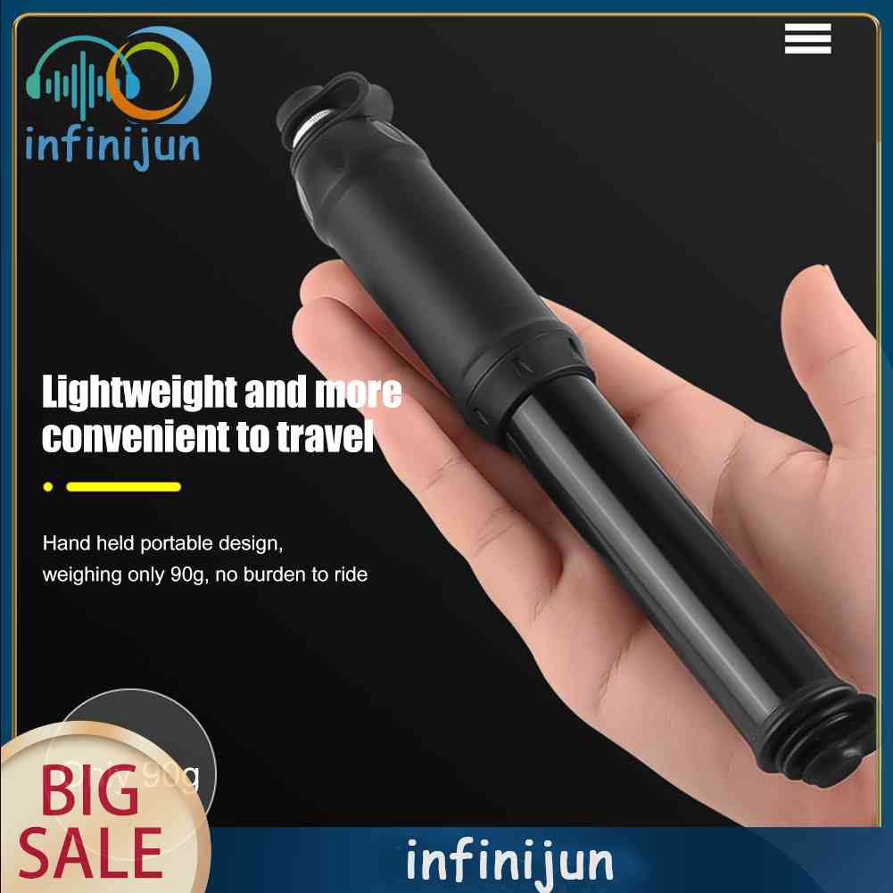 Ống Bơm Xe Đạp Mini Cầm Tay 100Psi AV/FV