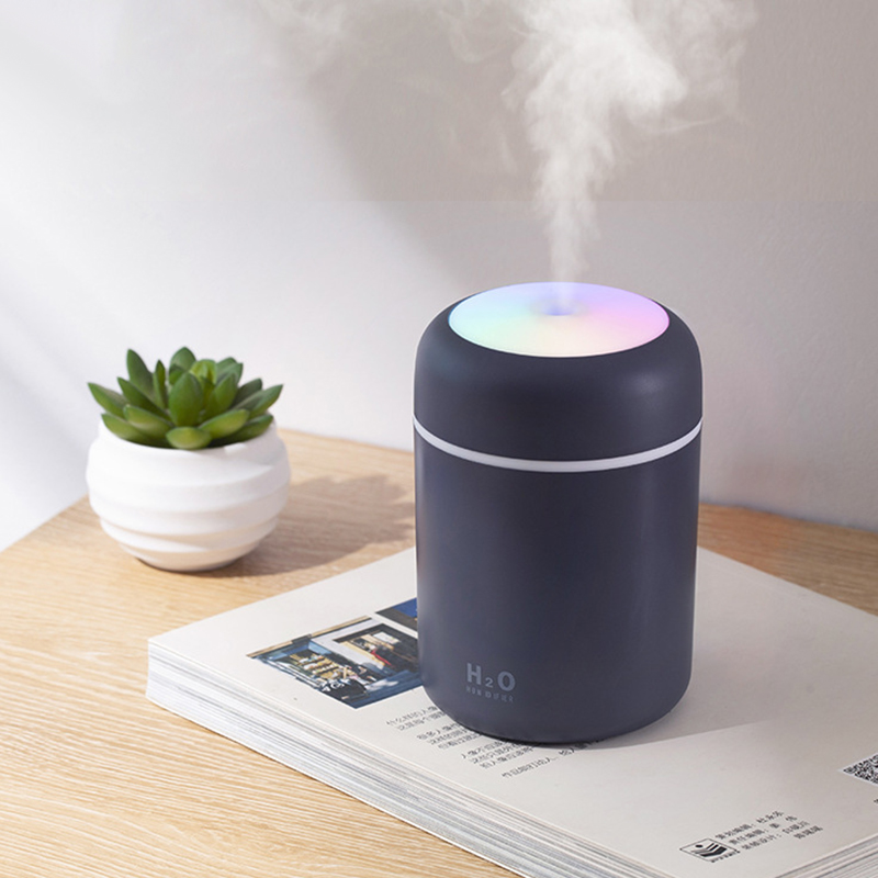 Máy phun sương tạo độ ẩm tích hợp đèn led dung tích 300ml chất lượng cao
