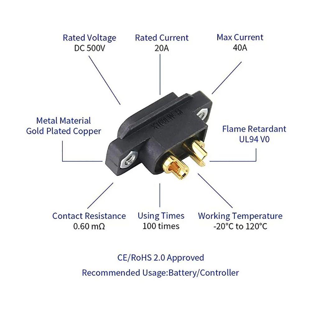 LAYOR1 Set 5 Đầu Nối XT60EW-M Cho Máy Bay Điều Khiển Từ Xa