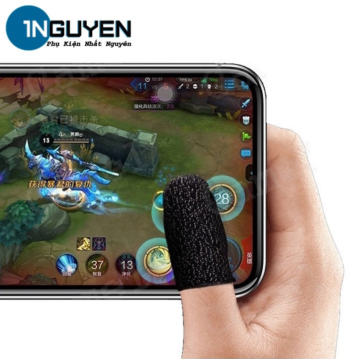 Bộ bao 2 ngón tay chuyên dụng chơi game mobile chống ra mồ hôi tay