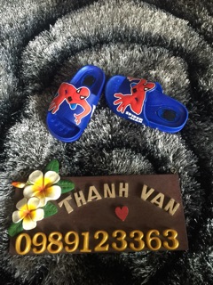Dép lê người nhện cho bé trai ( ảnh thật kèm video shop tự chụp )