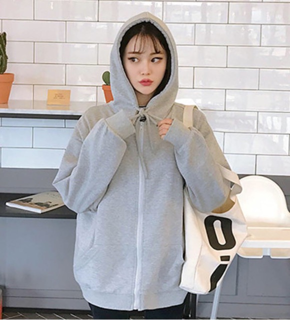 Áo Nỉ Hoodie Mũ Khoá Cao Cấp