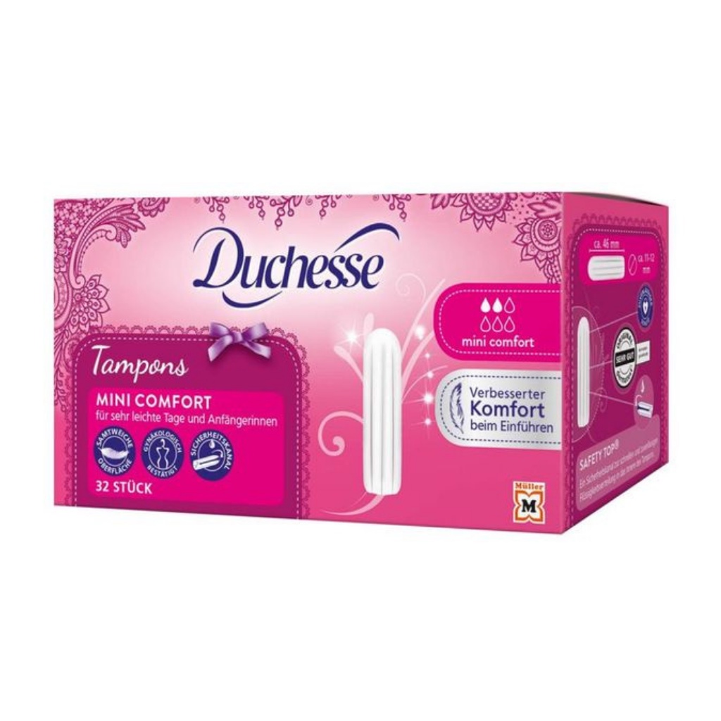 Tampon - Băng vệ sinh Tampon Duchesse đầy đủ size- Hàng Nội Địa Đức