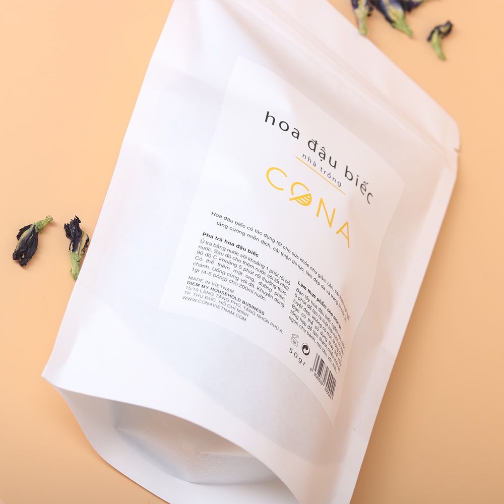 Trà hoa đậu biếc nhà trồng sấy khô CONA 50G