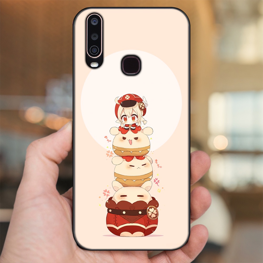 Ốp lưng Vivo Y12, Y15, Y17, U10 viền đen in hình Klee Genshin Impact