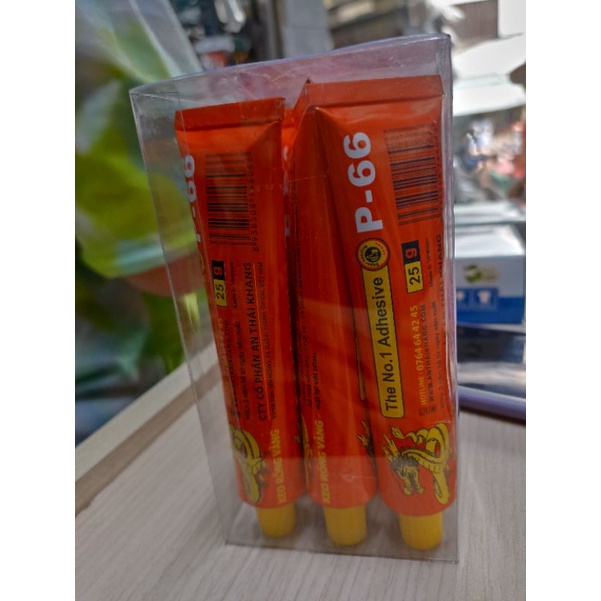 Keo P-66 con rồng - keo tuýt dán đa năng