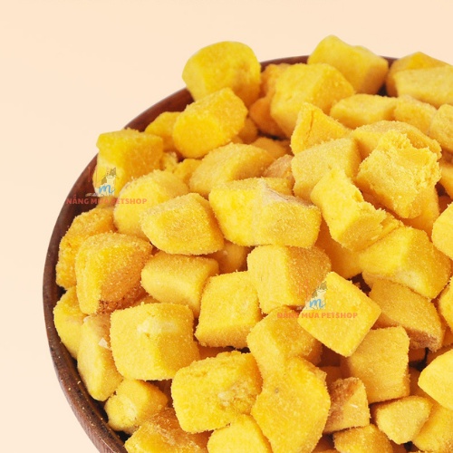Lòng đỏ trứng sấy cho mèo, chó, hamter, thức ăn hạt cho chó mèo 500gr