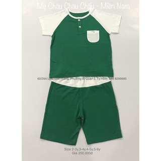 Nous kids cộc trắng xanh lá cho bé 2-6t