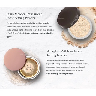 LAURA MERCIER ⚜️ Phấn Phủ Kiềm Dầu Translucent Loose Setting Powder
