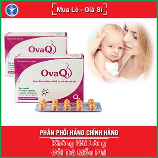 Viên uống Ovaq1 Mediplantex cung cấp các chất cần thiết nuôi dưỡng trứng khỏe, tăng khả năng thụ thai, yespharmacy