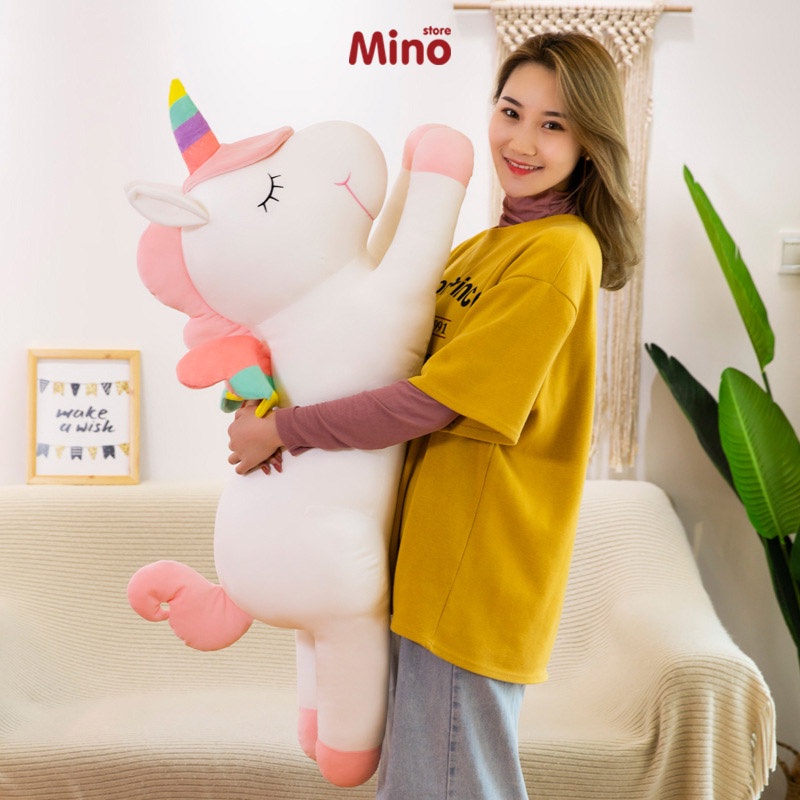 Gấu Bông Gối Ôm Ngựa Pony Cao Cấp Mino TH27