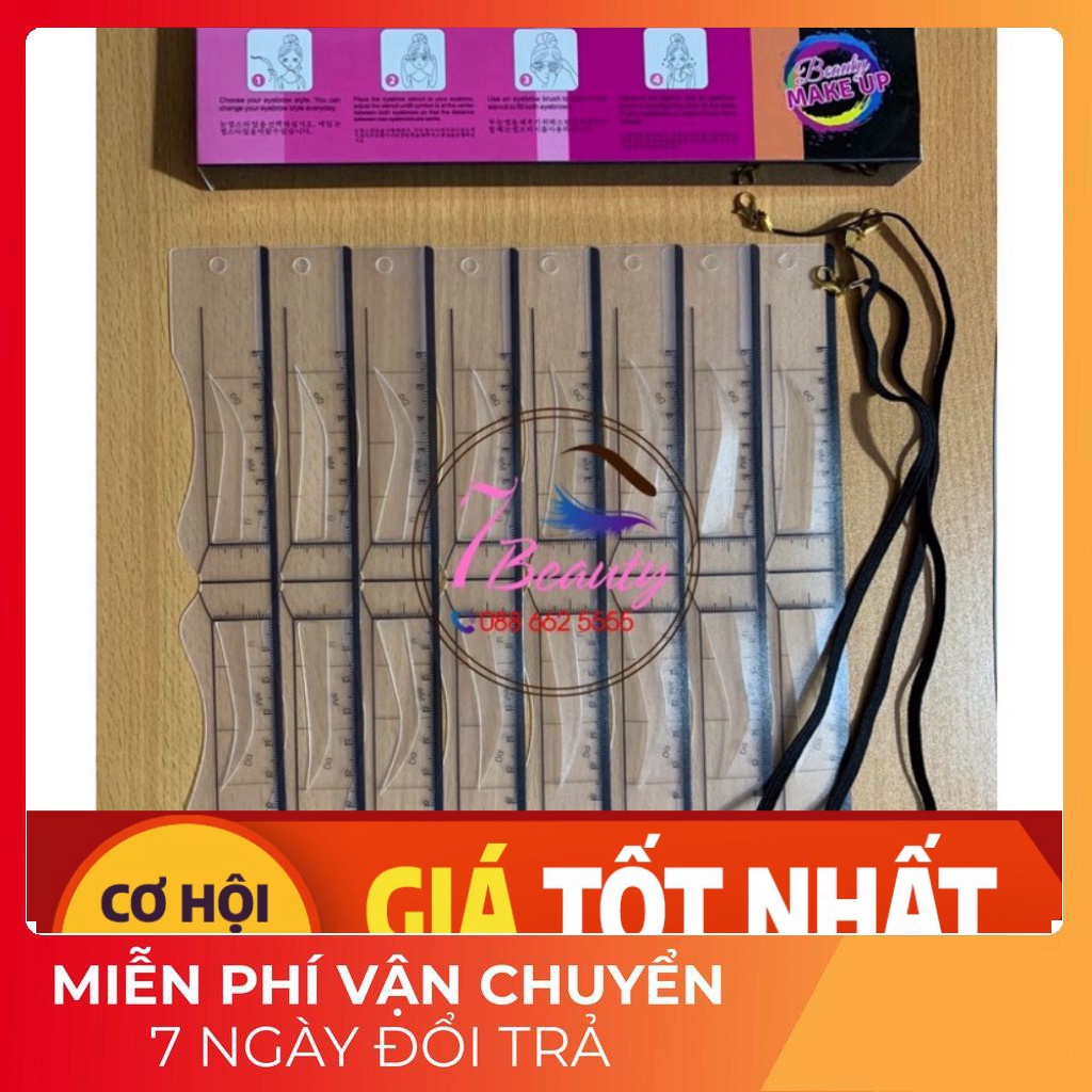 KHUÔN KẺ LÔNG MÀY 8 Kiểu Thái - Hàn - Châu Âu
