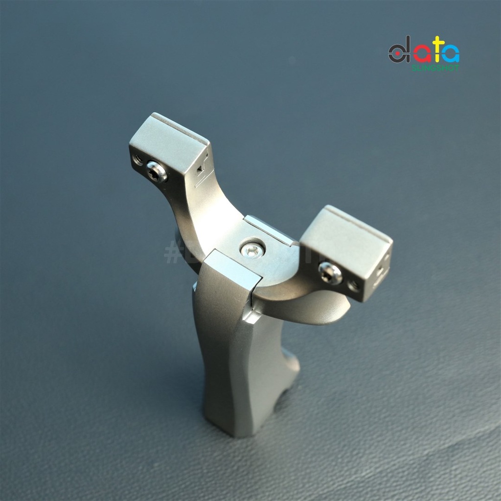 Ná Cao Su DT51 Chạc 8 Cánh Chạc Thép 440C Cán Nhôm - Chạc kẹp - DATA SlingShot