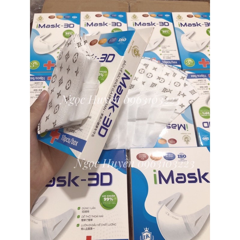 Khẩu Trang 3D MASK Duy Khánh Hoạ Tiết Chính Hãng