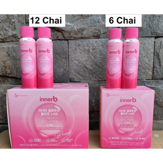 Nước uống Collagen Innerb Glowshot 3000 hộp 12 x 50ml và 6 x 50ml chai - Nước Innerb Glowshot Collagen 3000mg.
