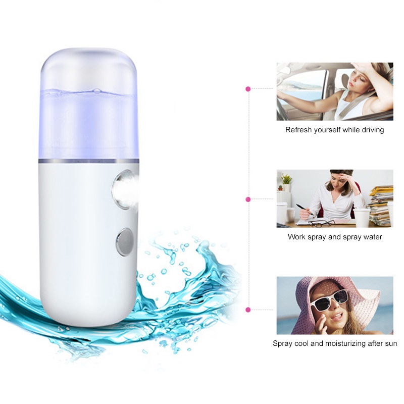 (Hàng Mới Về) Máy Phun Sương Tạo Độ Ẩm Nano Usb Nhỏ Gọn Có Thể Sạc Lại | BigBuy360 - bigbuy360.vn