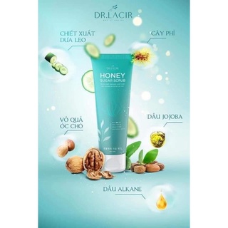 Tẩy Da Chết Honey sugar, tẩy da chết sinh học
