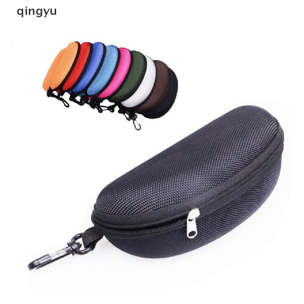 qingyu Zipper Eye Glasses Sunglasses Hard Case Protector Glasses Holder NEW Portable PLI