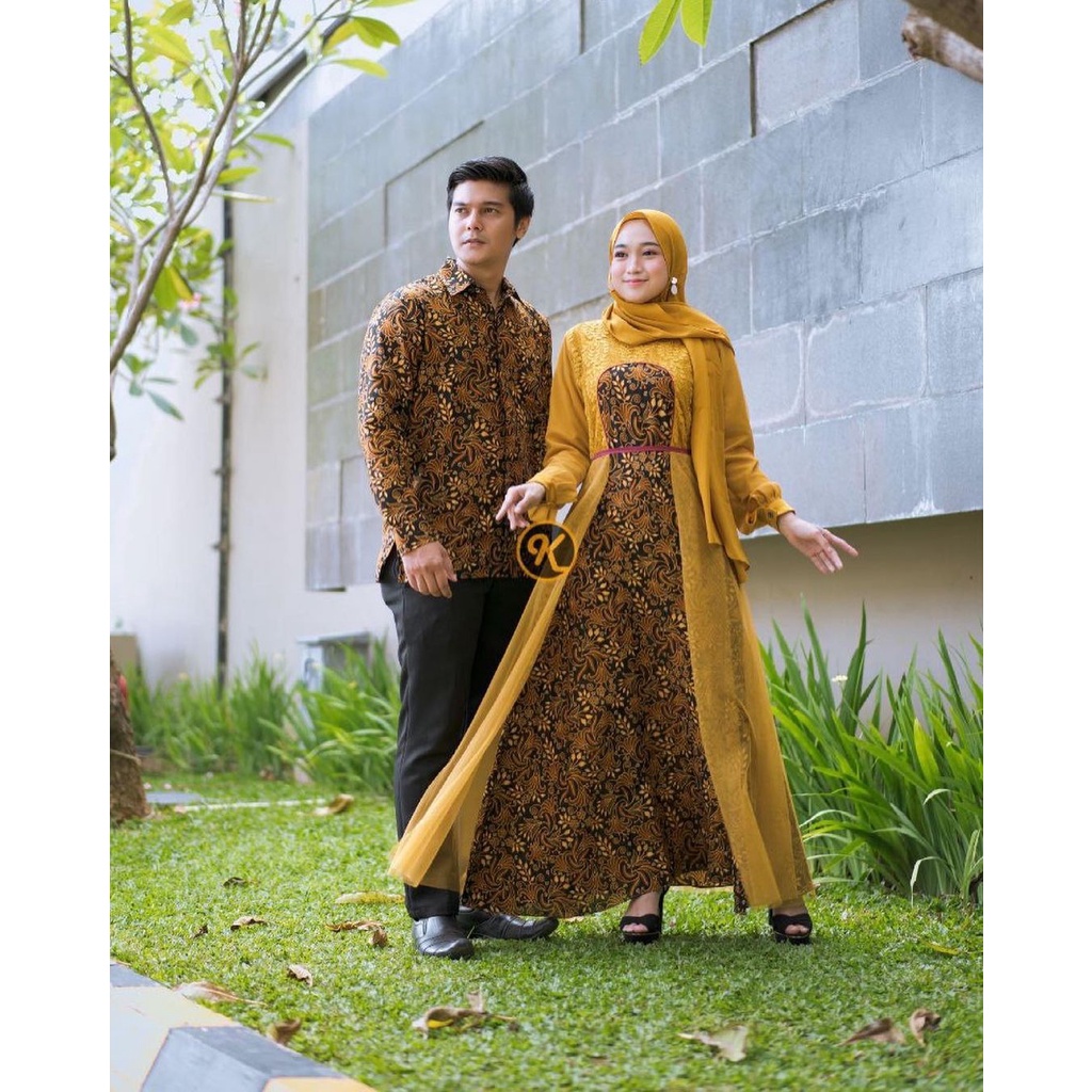 (There Is Jumbo) Đầm Cặp Đôi Phong Cách Hồi Giáo Arumi / Pekalongan Batik / Đầm Cặp Đôi Mới Nhất 2021 / Áo Choàng Thổ Cẩm / Jumbo BY Adva Galler
