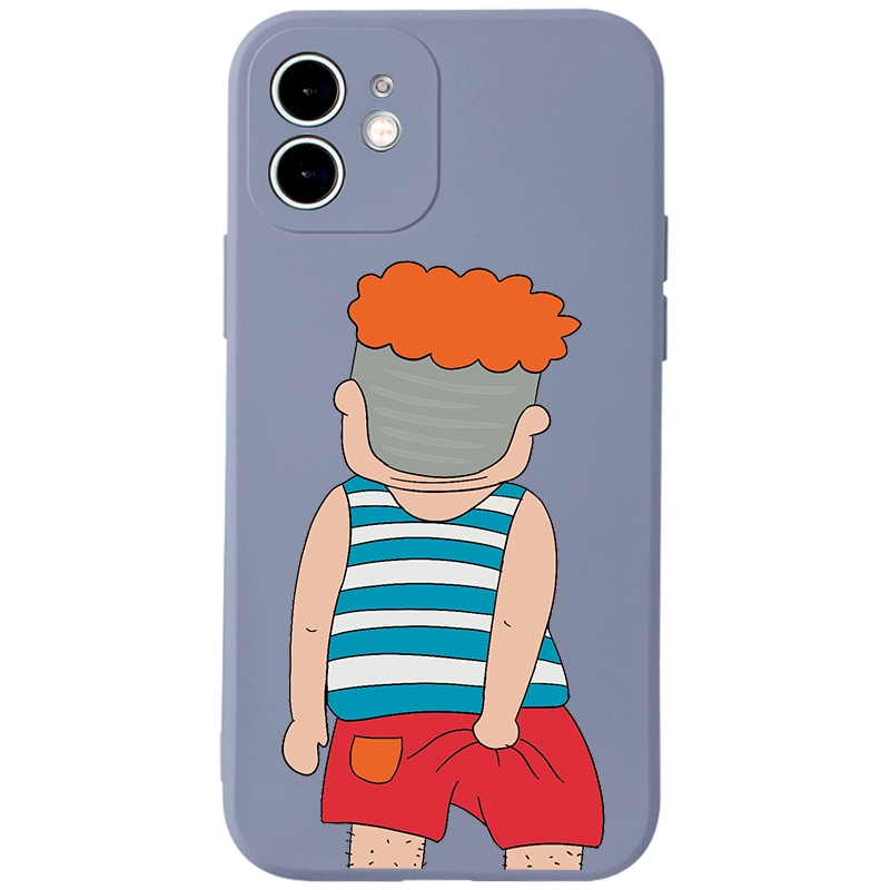 Ốp lưng JURSUE hoạt hình cặp đôi dễ thương đẹp cho iPhone 13 12 11 Pro Max SE 2020 X XR XS ip 8 7 6 6S Plus kute Y1746