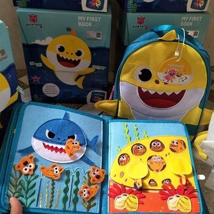 SET BALO + SÁCH VẢI BABYSHARK