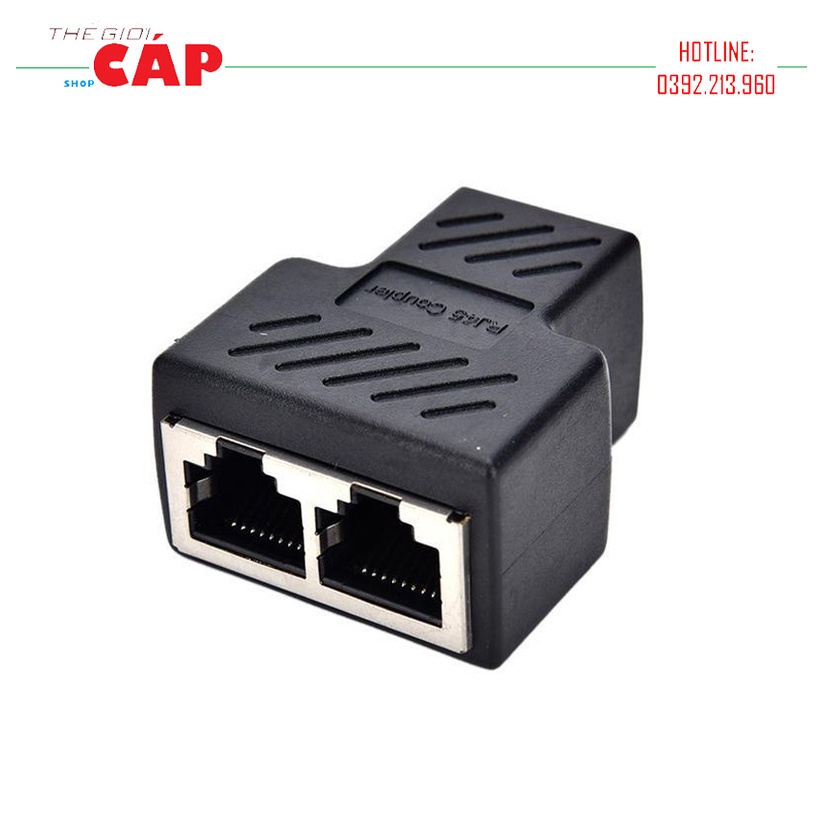 Đầu Nối Chia Mạng LAN RJ45 Từ 1 Ra 2 Cổng