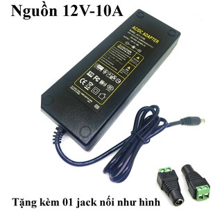 Nguồn 12V 10A -120W dùng cho đèn LED - motorr