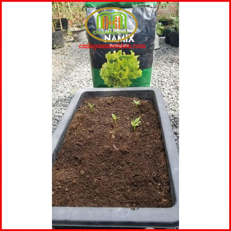 Đất namix trồng rau sạch hữu cơ cao cấp 20dm3 khoảng 15kg