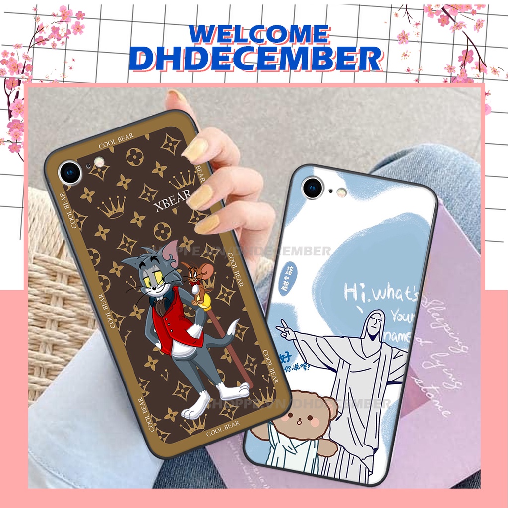 Ốp lưng iphone 7 / 8 / SE 2020 in hình 3D  doll@ siêu chất - nhân vật H.OẠT H.ÌNH