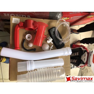 Máy phun vôi GX35 Thái Lan, máy phun hạt, lúa giống